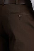 Premium No Iron Khaki,  Chocolate view# 2
