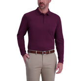 Solid Heather Long Sleeve Polo,  view# 5