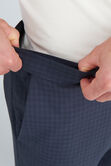 Premium Comfort Dress Pant - Checker Plaid, Navy view# 5