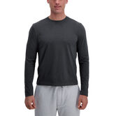 Jaspe Long Sleeve Crewneck Tee, Charcoal Htr view# 1