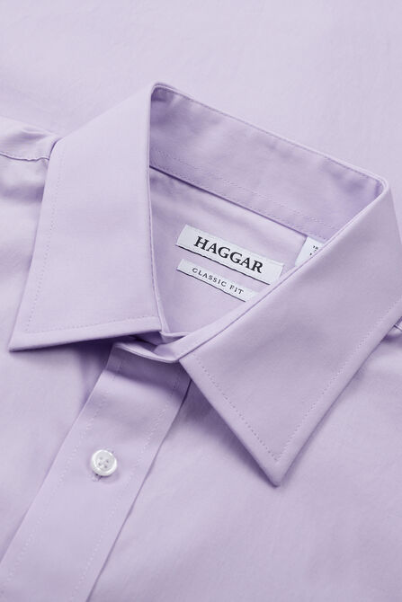 Premium Comfort Dress Shirt - Lilac, Light Purple view# 6