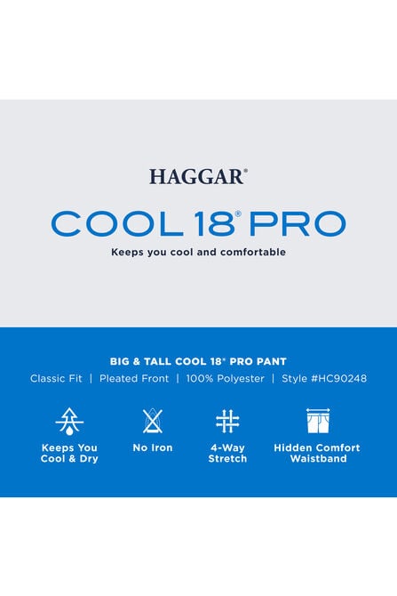 Big &amp; Tall Cool 18&reg; Pro Pant, String view# 5