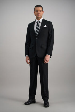 JM Haggar Slim 4 Way Stretch Suit Jacket, Black