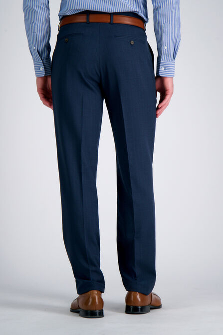 Premium Comfort Dress Pant - Tonal Windowpane, BLUE view# 4