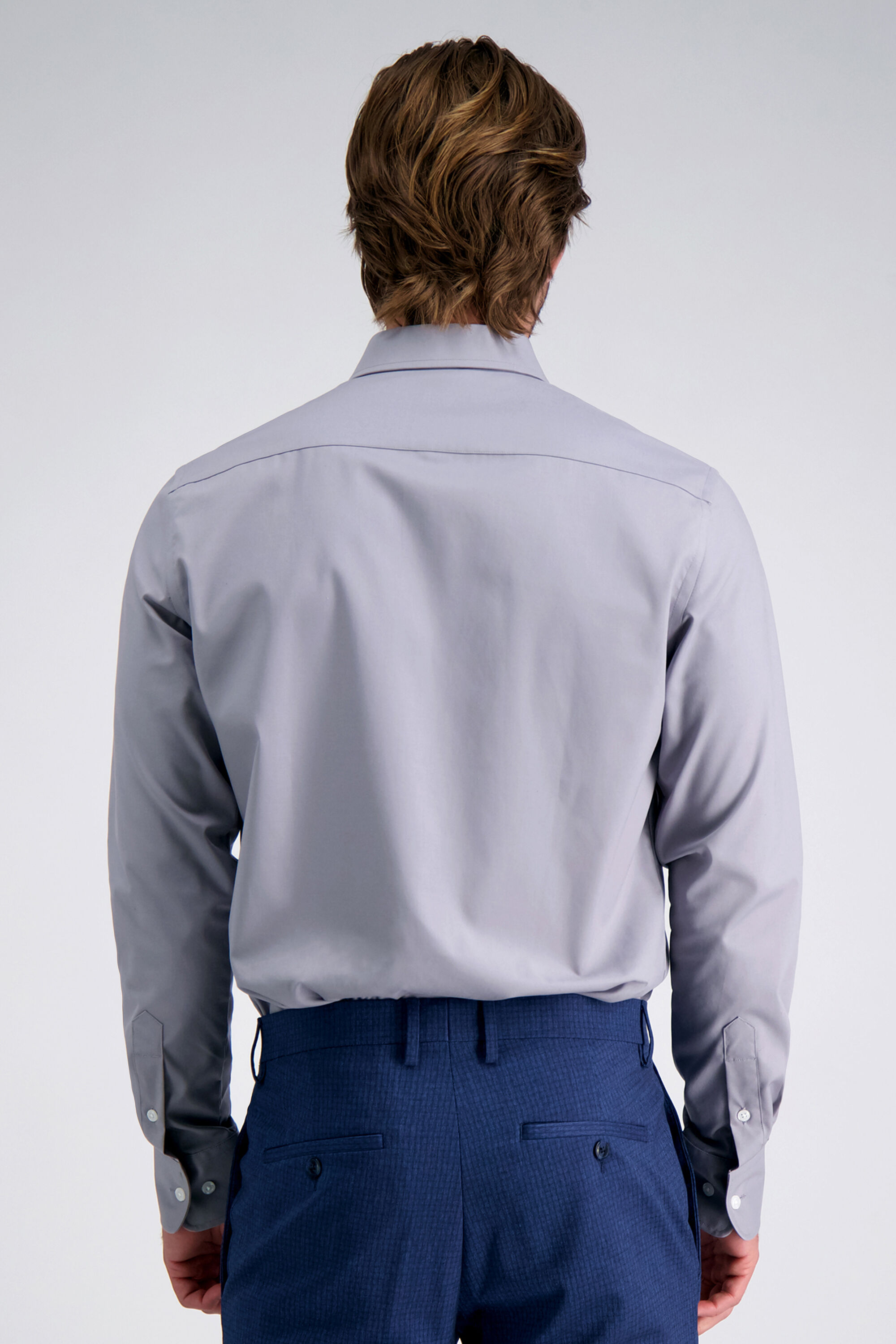 Premium Comfort Performance Cotton Dress Shirt - Charcoal