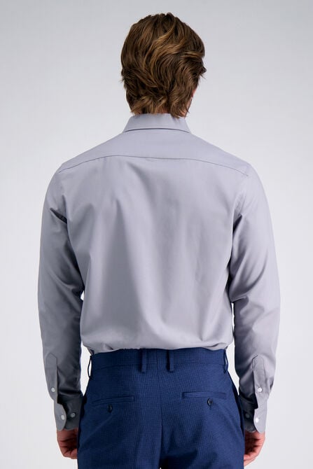 Premium Comfort Performance Cotton Dress Shirt - Charcoal, Graphite view# 2