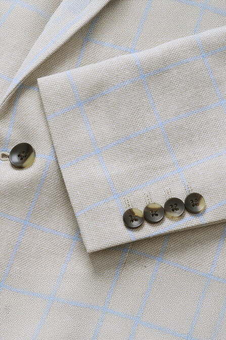 Big &amp; Tall J.M. Haggar Plaid Windowpane Sport Coat,  view# 5