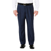 Big &amp; Tall Cool 18&reg; Heather Solid Pant, Heather Blue view# 1