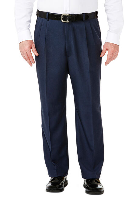 Big &amp; Tall Cool 18&reg; Heather Solid Pant, Heather Blue view# 1