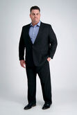 Big &amp; Tall J.M. Haggar Premium Stretch Suit Jacket, Black view# 1