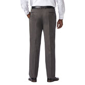 Big &amp; Tall Premium Stretch Solid Dress Pant, Black / Charcoal view# 3