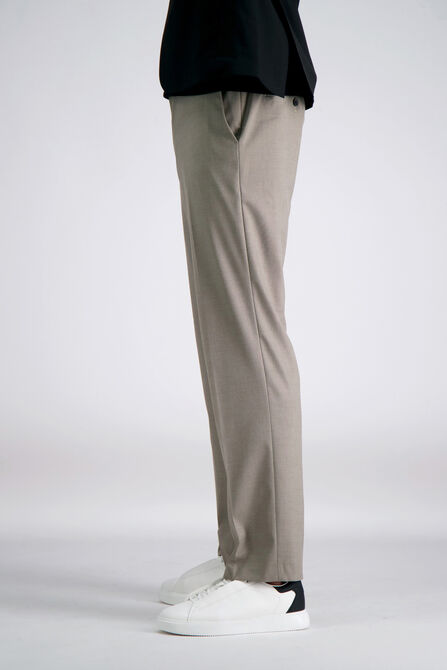 J.M. Haggar Dress Pant - Sharkskin, Oatmeal view# 3