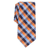 Kayden Plaid Tie, Orange view# 1
