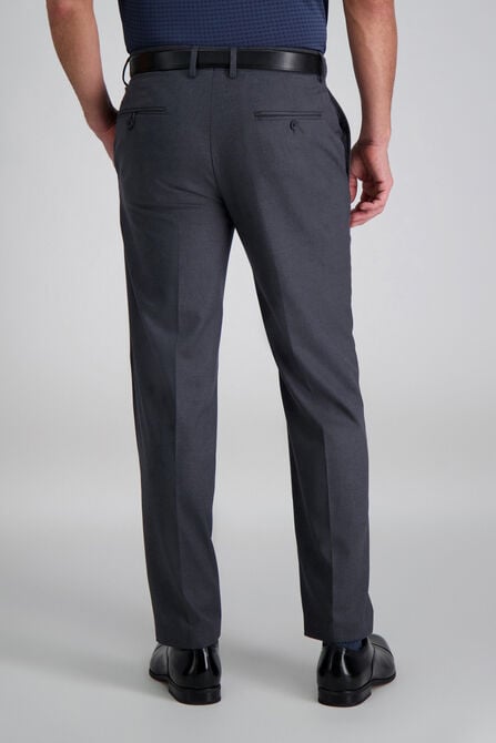 J.M. Haggar Premium Stretch Shadow Check Suit Pant, Black / Charcoal view# 5