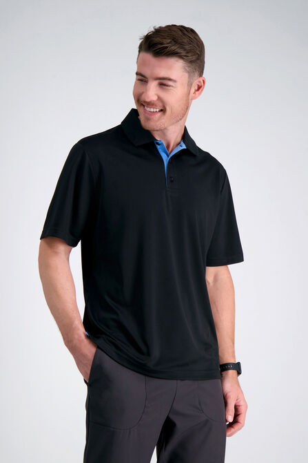 The Active Series&trade; Performance Poly Polo, Black view# 1
