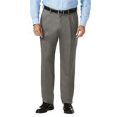 Big &amp; Tall J.M. Haggar Dress Pant - Sharkskin, Med Grey view# 1