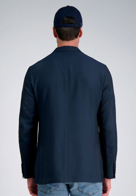 Smart Wash&trade; Birdseye Sport Coat, Dark Navy