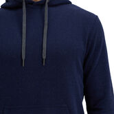 Pullover French Terry Fleece Hoodie Sweatshirt, Dark Navy view# 3