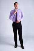Smart Wash&reg; Dress Shirt - Lilac,  view# 3