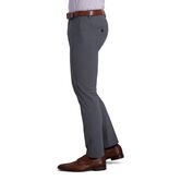 J.M. Haggar 4-Way Stretch Suit Pant - Plain Weave, Heather Grey view# 2