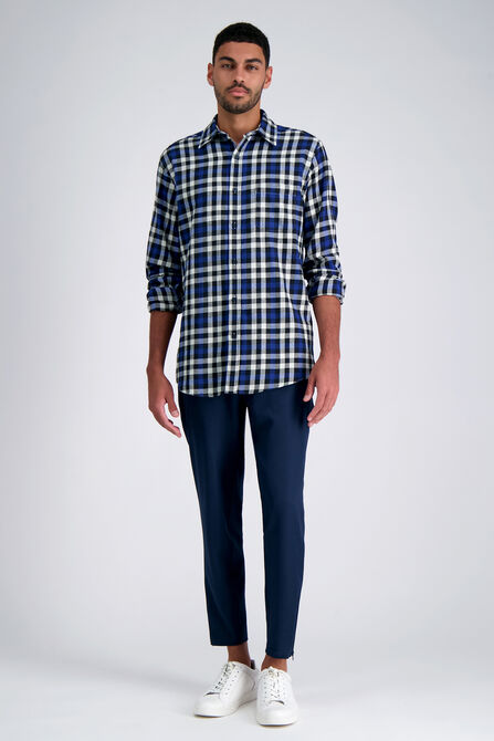 Long Sleeve Flannel Plaid Shirt,  view# 3
