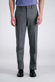 J.M. Haggar Dress Pant - Sharkskin, Med Grey view# 2