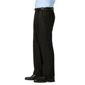 Big &amp; Tall J.M. Haggar Dress Pant - Sharkskin, Black view# 2