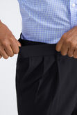 J.M. Haggar Premium Stretch Suit Pant - Pleated Front, Black view# 5
