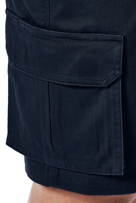 Stretch Cargo Short with Tech Pocket, Navy view# 6