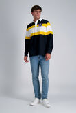 Pro Football Hall of Fame X Haggar - Vintage Wash Rugby Polo,  Golden Yellow #145 view# 5