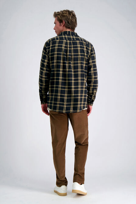 Long Sleeve Flannel Shirt, Mocha view# 5