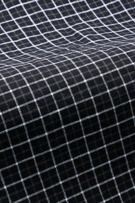 Short Sleeve Button-Down Linen Shirt, Black view# 5
