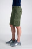 Stretch Cargo Short with Tech Pocket, Olive view# 3