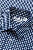 Premium Comfort Dress Shirt - Navy Check, Navy view# 4