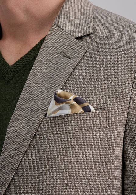 J.M. Haggar Mini Dobby Sport Coat, Mocha