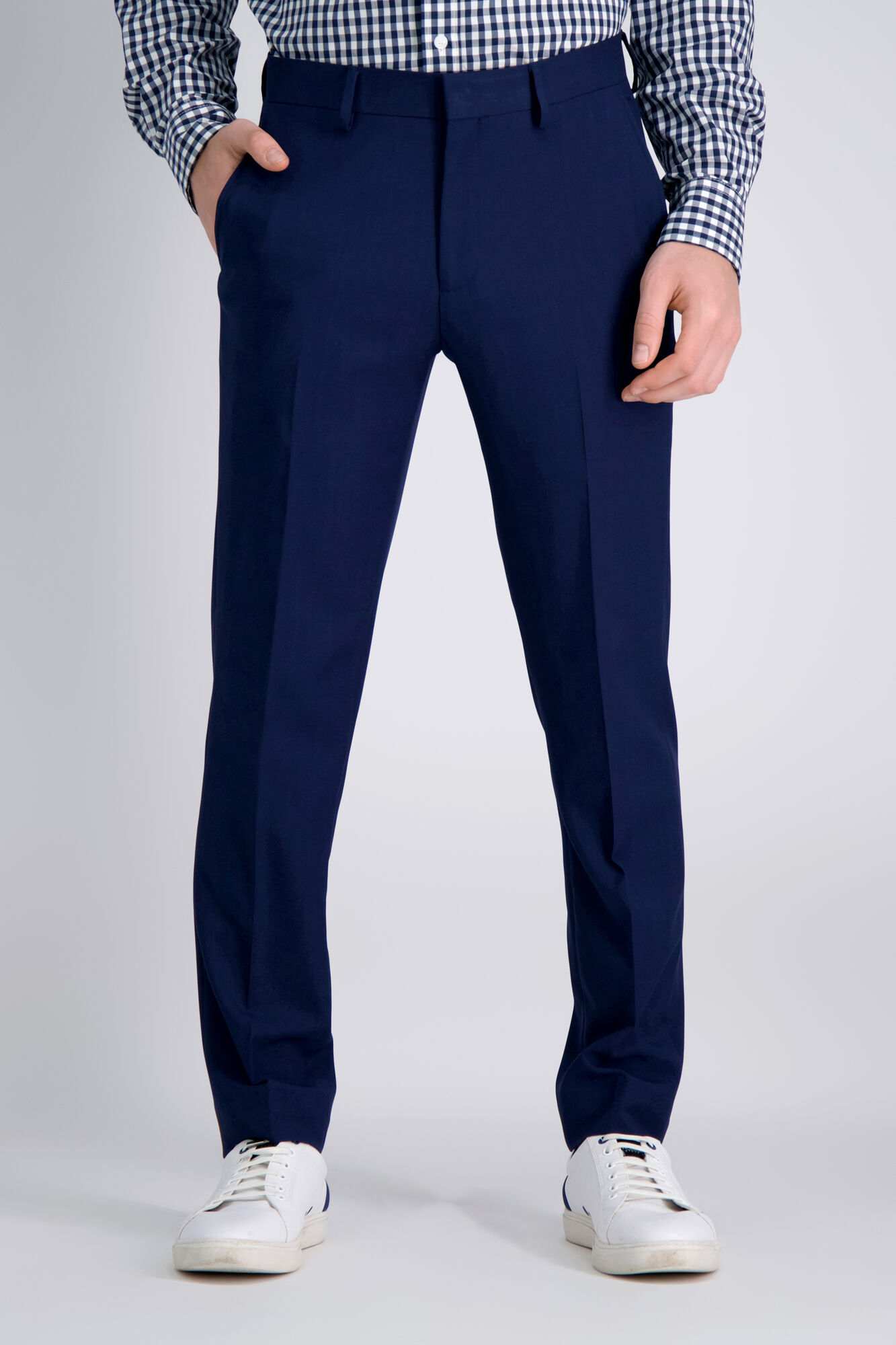 Haggar Smart Wash Repreve Suit Separate Pant Midnight (HY80972 Clothing Pants) photo