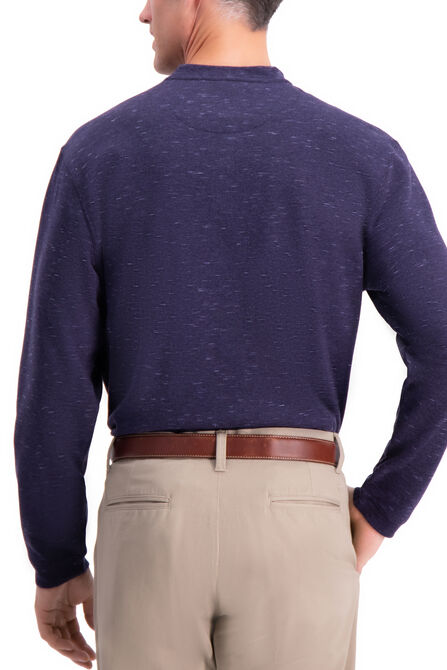 Space Dye Henley,  view# 2