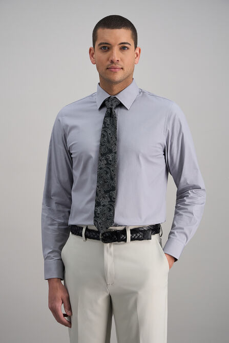 Premium Comfort Dress Shirt - Light Grey, Light Grey view# 2
