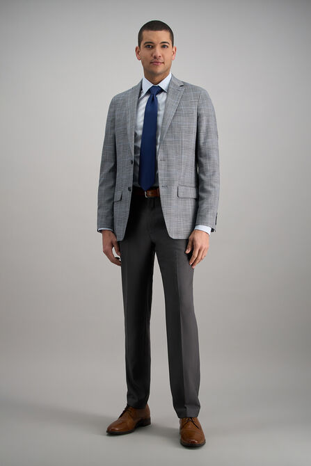J.M. Haggar Large Plaid Windowpane Sport Coat,  view# 3