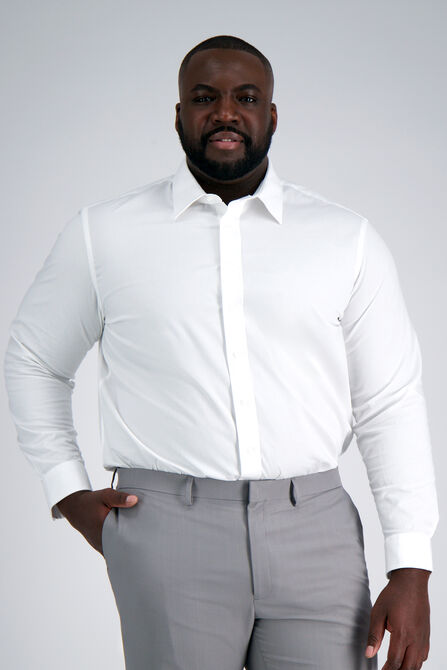 Premium Comfort Tall Dress Shirt - White,  view# 1