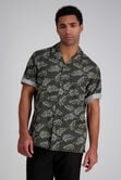 Short Sleeve Tropical Camp Shirt, Charcoal view# 1
