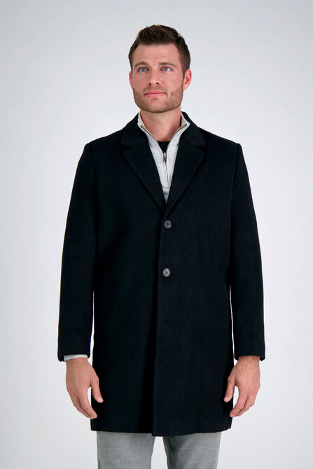 J.M. Haggar Premium Topcoat, Black view# 1