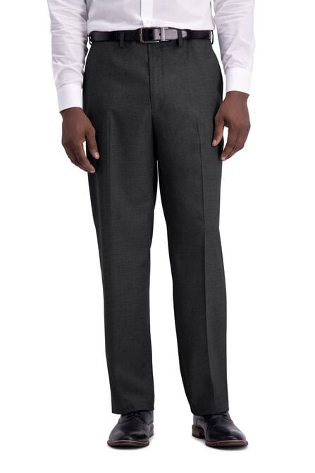 J.M. Haggar Texture Weave Suit Pant, Charcoal Htr view# 1