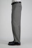 E-CLO&trade; Stria Dress Pant, Heather Grey view# 3