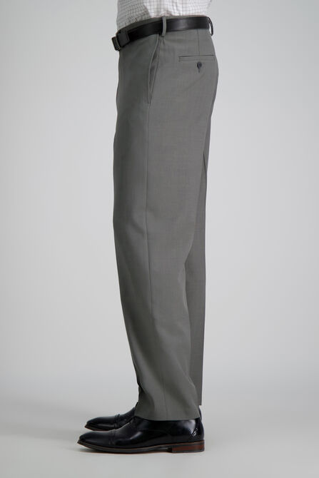 E-CLO&trade; Stria Dress Pant, Heather Grey view# 3