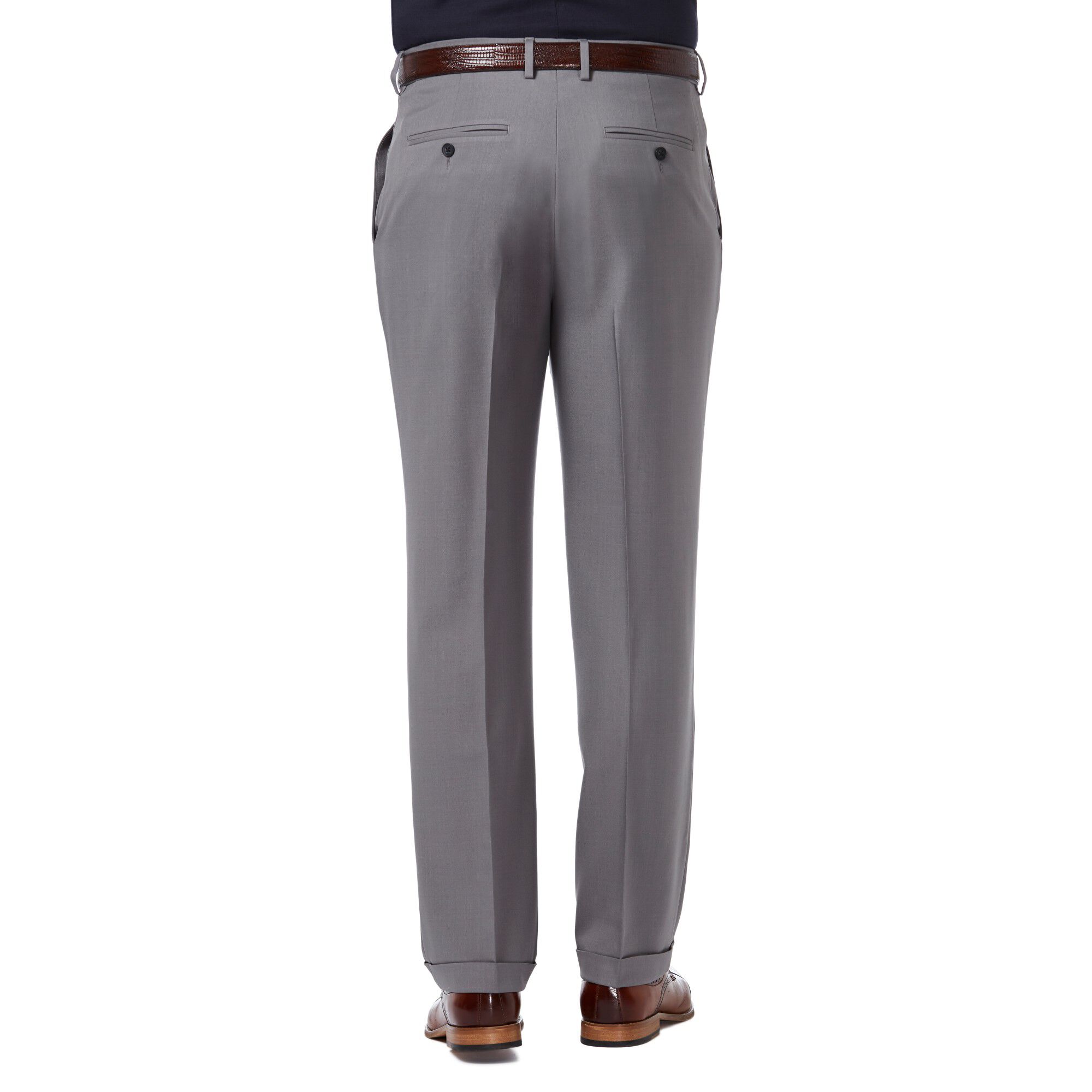 Haggar pleated dress pants hot sale
