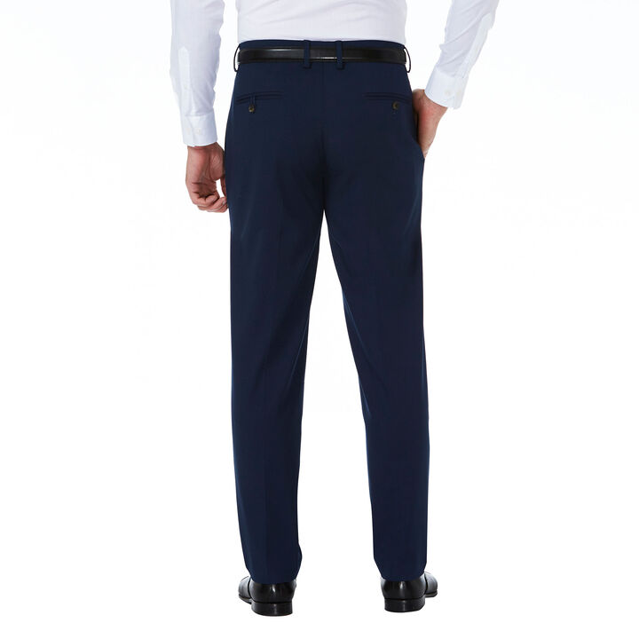 J.M. Haggar Premium Stretch Shadow Check Suit Pant, BLUE view# 3
