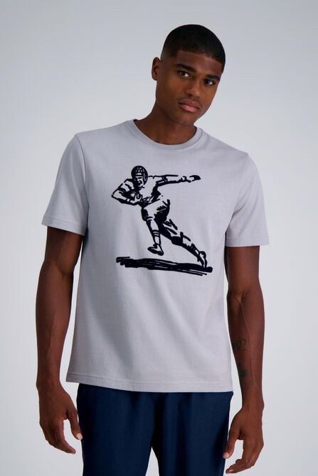 Pro Football Hall of Fame X Haggar - Vintage Player Graphic Tee,  Silver #41 view# 1