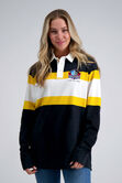 Pro Football Hall of Fame X Haggar - Vintage Wash Rugby Polo,  Golden Yellow #145 view# 2