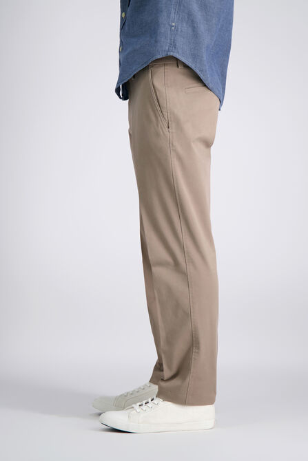 Premium Comfort Khaki Pant, Khaki view# 3